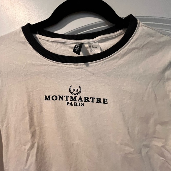 ~Divided~ Cream Montmartre Paris T-Shirt - Picture 3 of 6
